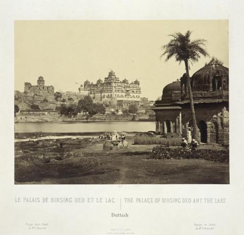 Image « Le Palais de Birsing Deo et le lac, Duthhia », 1867