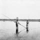 Pêcheurs à l'Aygue-Longue, 20 mars 1886, Commensacq