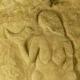Vénus de Laussel, Marquay, Dordogne, Gravettien, environ – 25 000 ans, calcaire et ocre, Inv. 61.3.1,collection musée d'Aquitaine